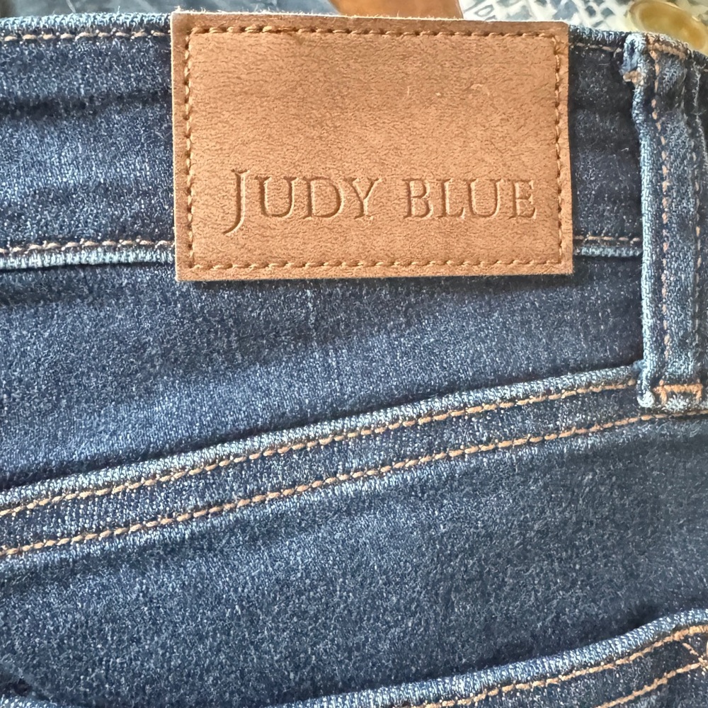 Judy Blue Women's Straight Leg Jeans - Dark Blue - Picture 11 of 11